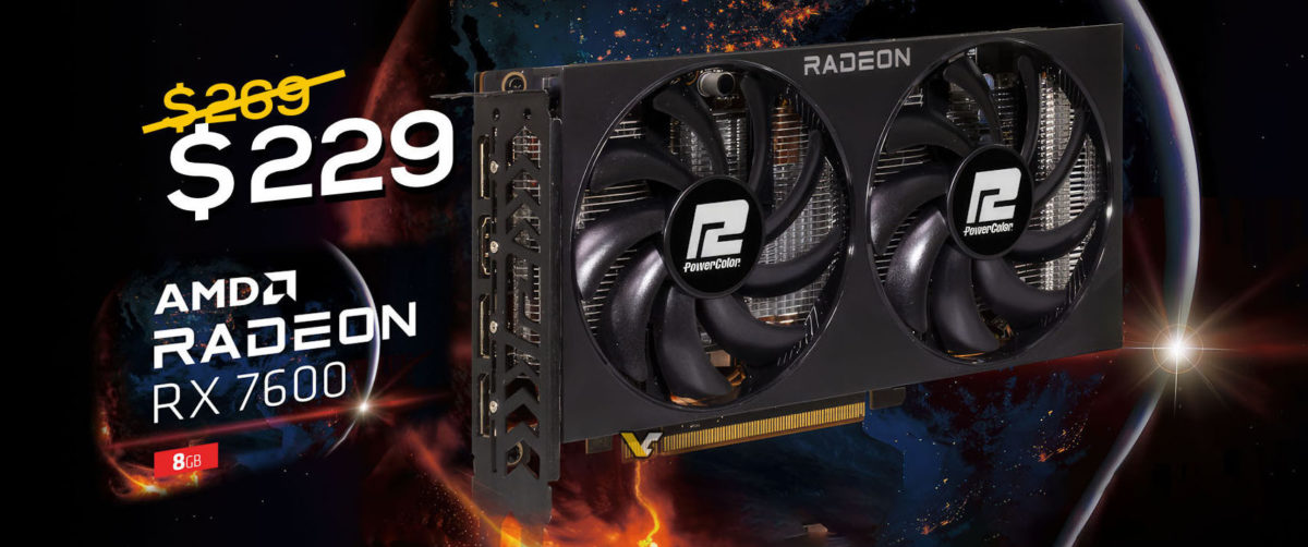 AMD Radeon RX 7600 price drops to $229 for the first time (MicroCenter  in-store pickup only) 