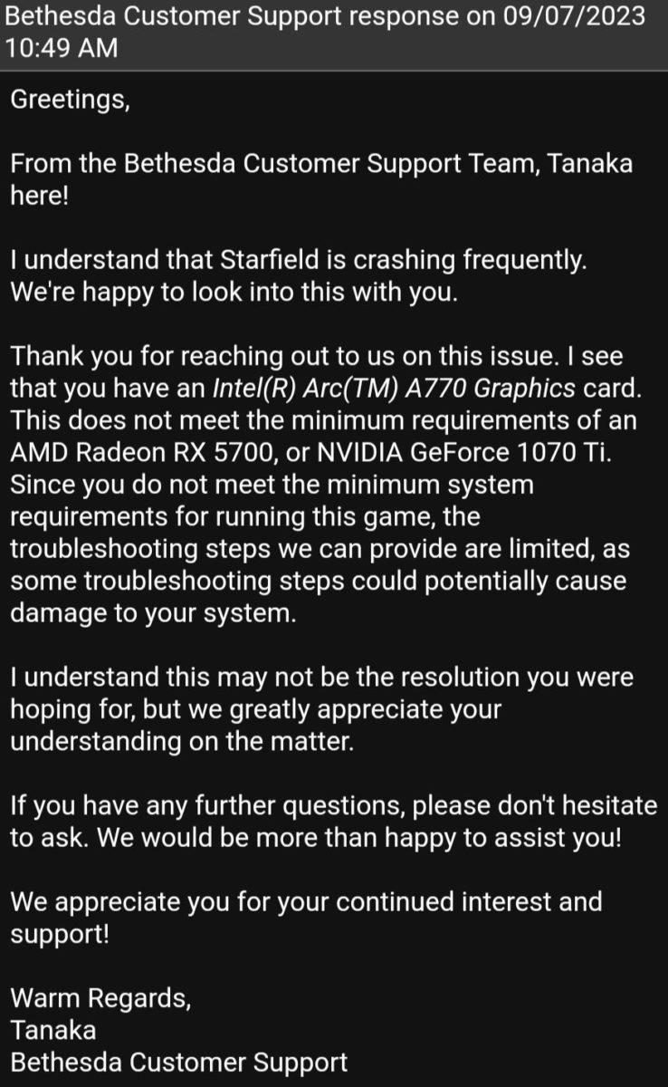 Starfield review copies being withheld in the UK by Bethesda
