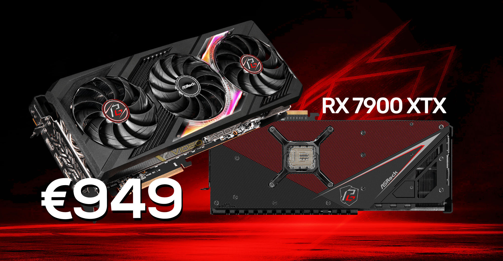 AMD Radeon RX 7900 XTX drops to 949 EUR, now cheaper than some