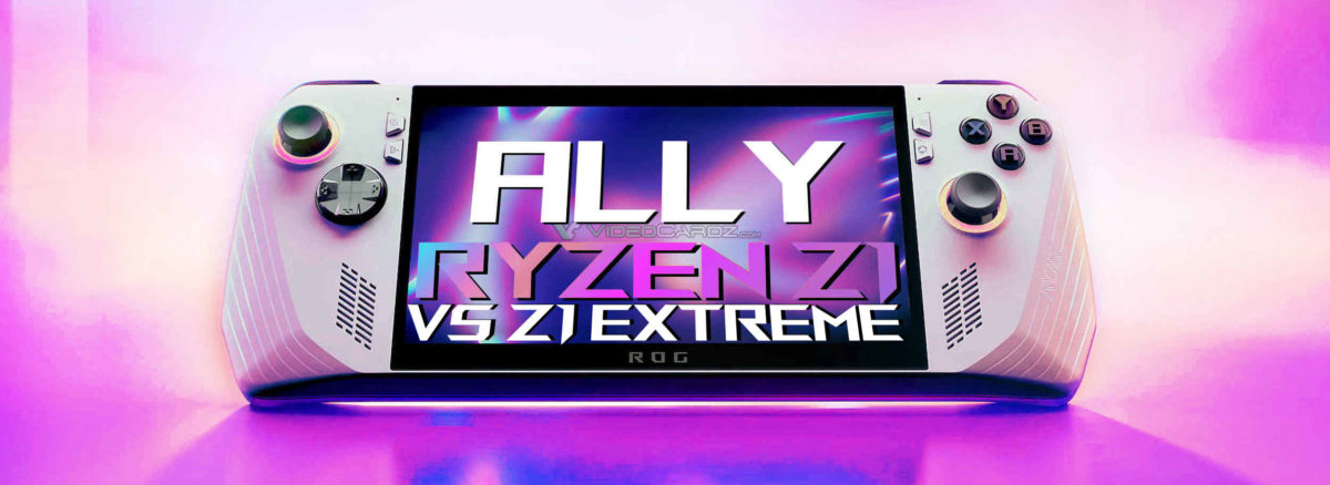 ASUS ROG Ally handheld with Ryzen Z1 Extreme is 30% (720p) to 