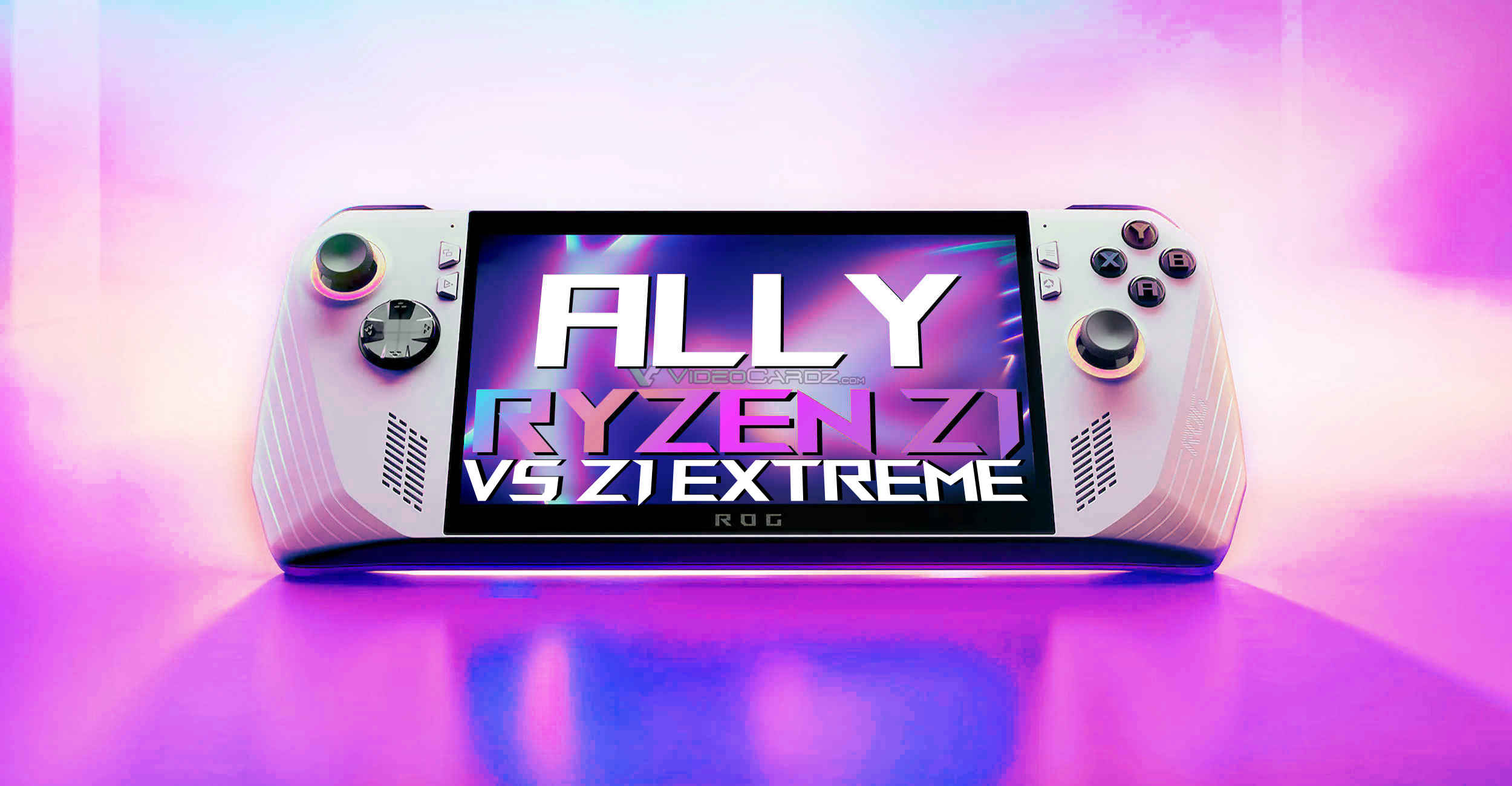 AMD Ryzen Z1 and Z1 Extreme APUs Debut in Asus ROG Ally Handheld
