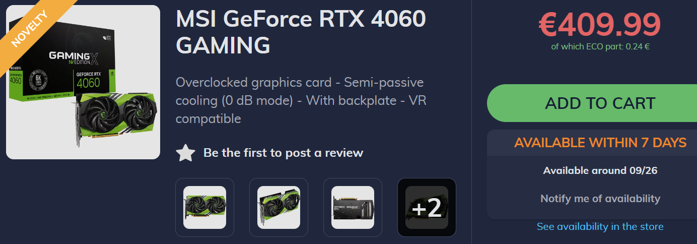 ASL's new GeForce RTX 4060 has a built-in spirit level, because why not