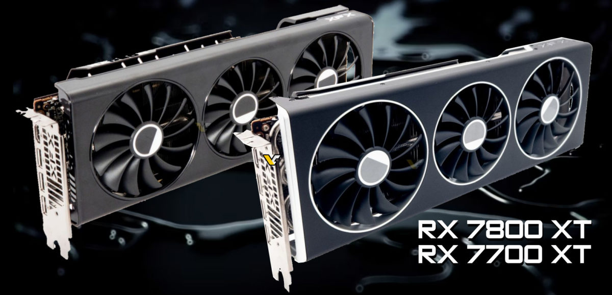 XFX unveils its Radeon RX 7800 XT and RX 7700 XT MERC and QICK series 