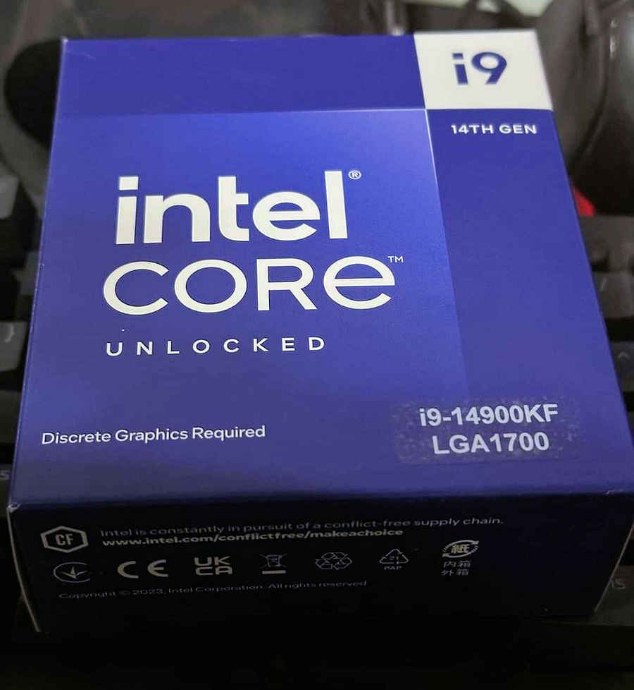Intel® Core™ i7-14700K Desktop Processor 20 kärnor (8 P-cores + 12 e-cores)  upp till 5,6 GHz