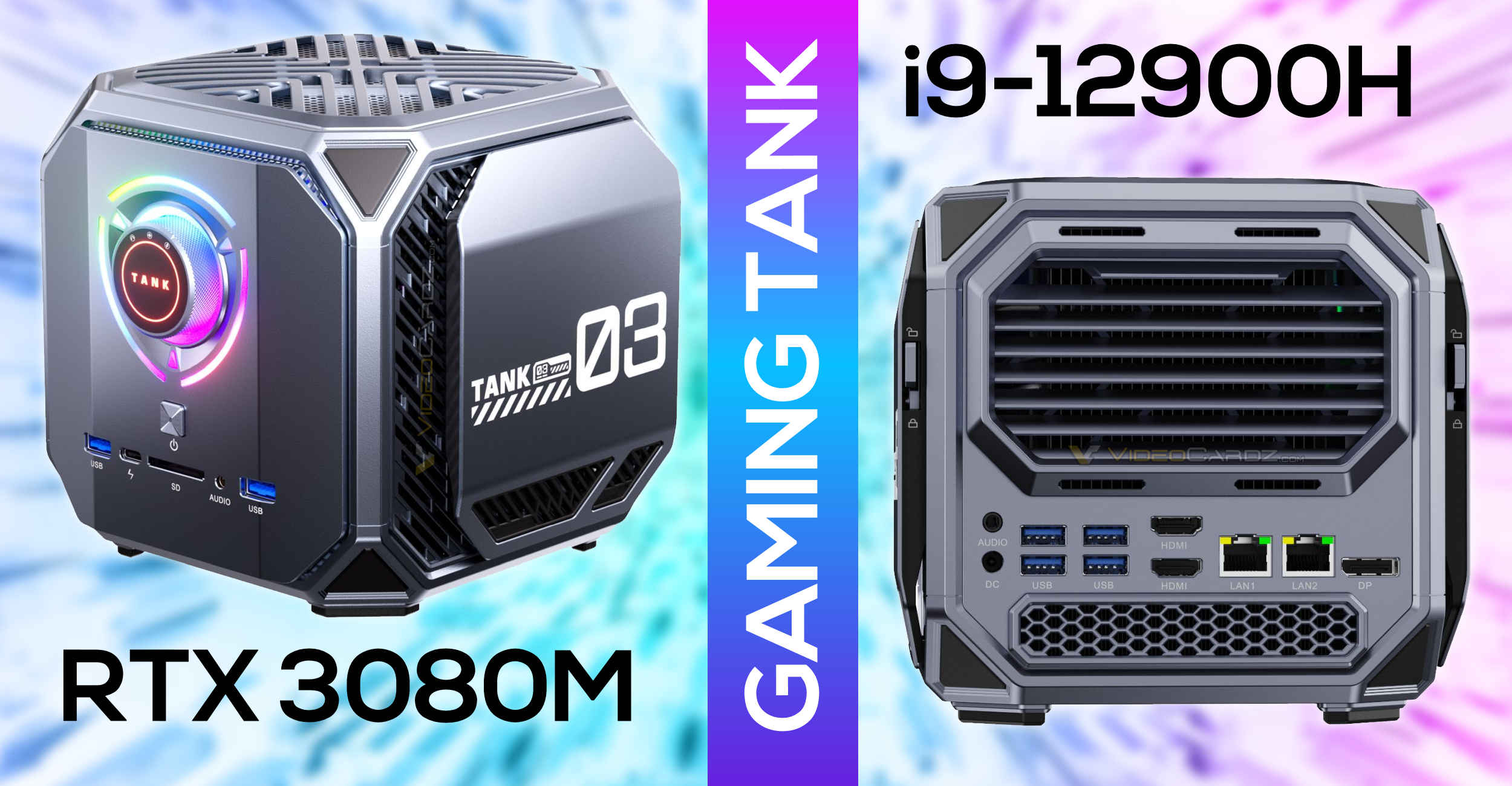 ACEMAGIC TANK 03 is cube-shaped mini PC with up to Core i9-12900H and  NVIDIA graphics - Liliputing