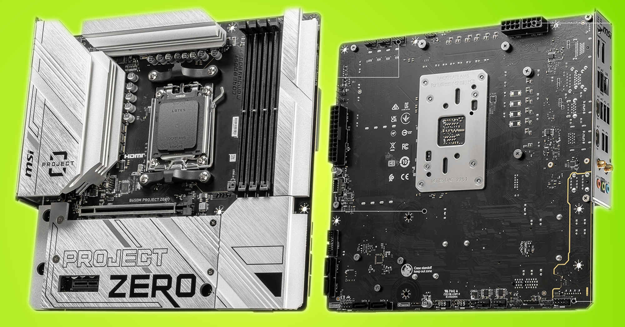 MSI launches B650M & B760M PROJECT ZERO motherboards with hidden