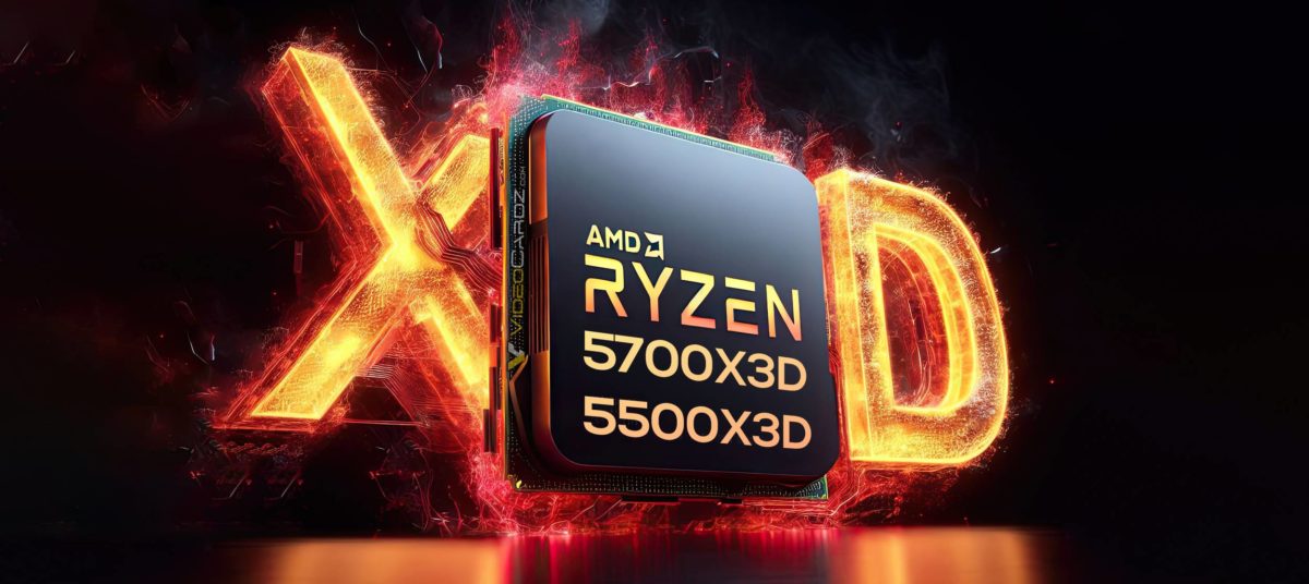 AMD Readies Ryzen 7 5700X3D and Ryzen 5 5500X3D Socket AM4 Processors