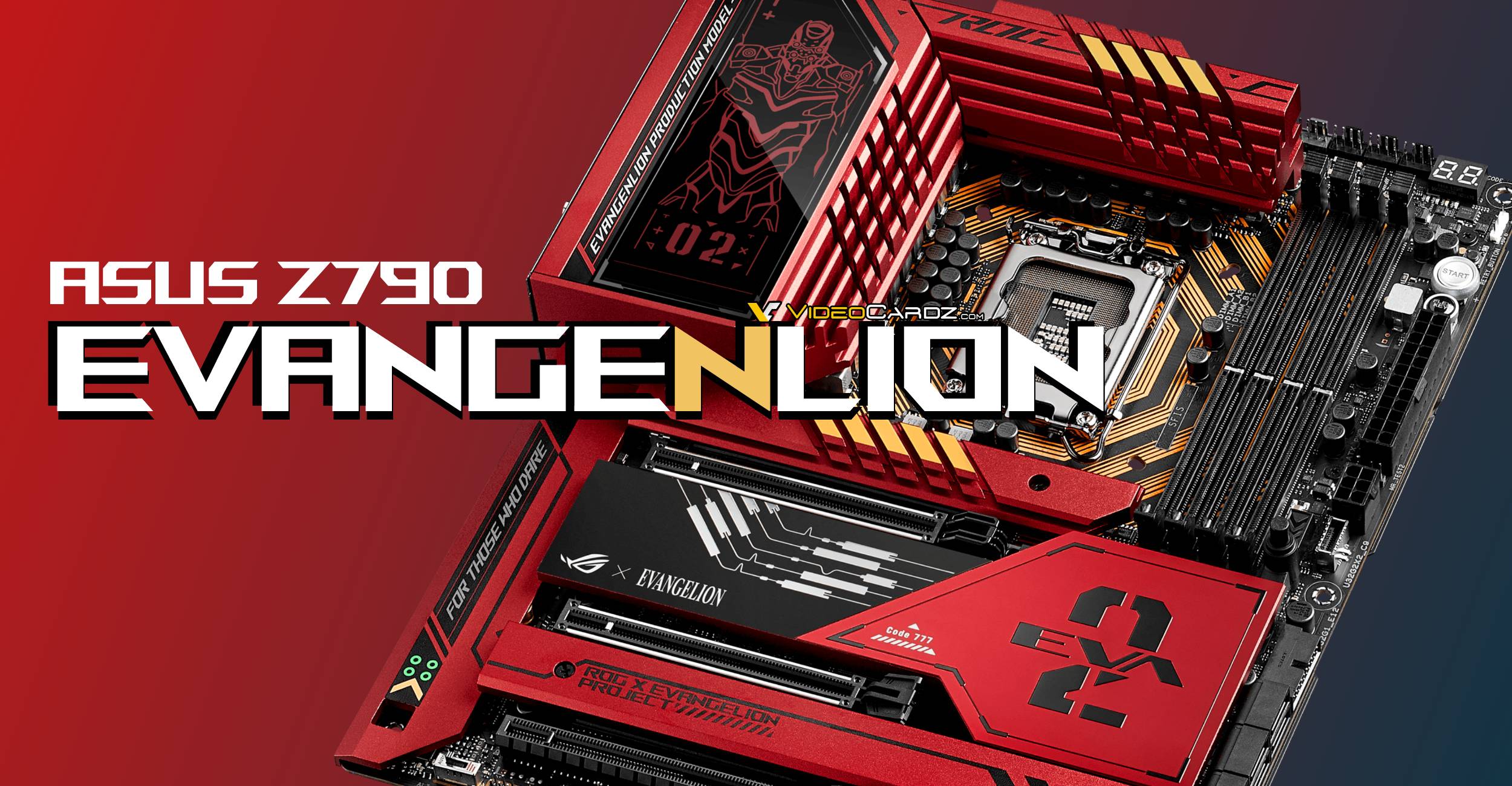 ASUS apologizes for misprinted ROG Z790 Maximus Hero "Evange-N-lion" parts, offers replacements - VideoCardz.com