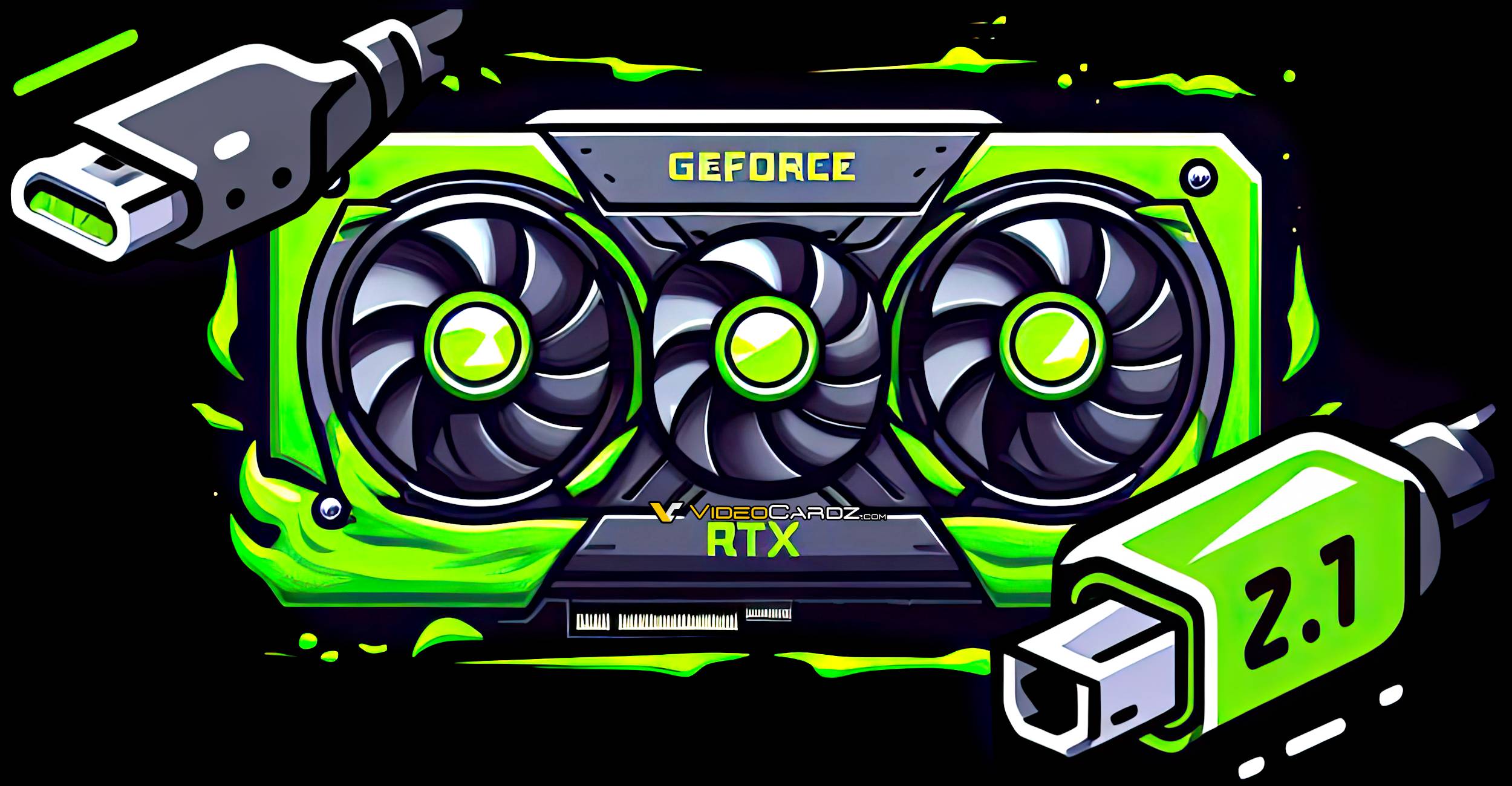 NVIDIA GeForce RTX 50 series to feature DisplayPort 2.1, using