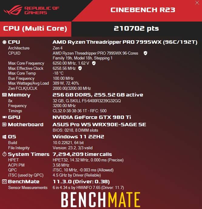 AMD Ryzen Threadripper PRO 7995WX 96 Core CPU Shatters Cinebench