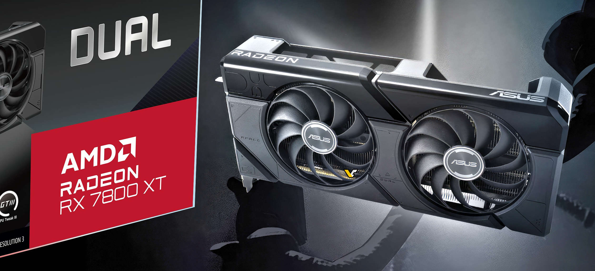 ASUS launches Radeon RX 7700XT/7800XT DUAL graphics cards