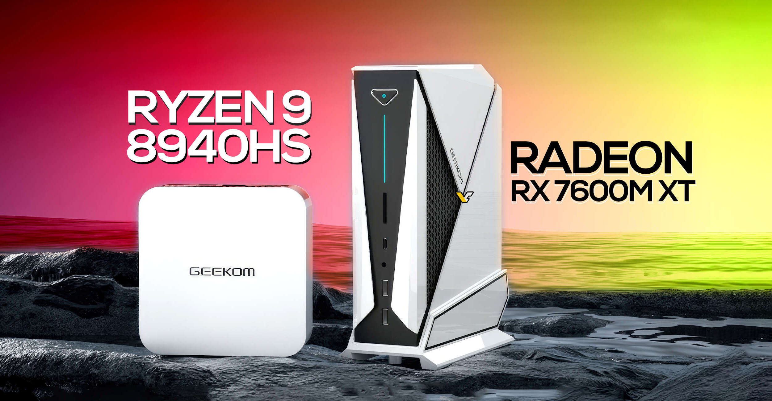 Geekom gaming Mini-PC with Ryzen 9 8940H and Radeon RX 7600M XT graphics  announced 