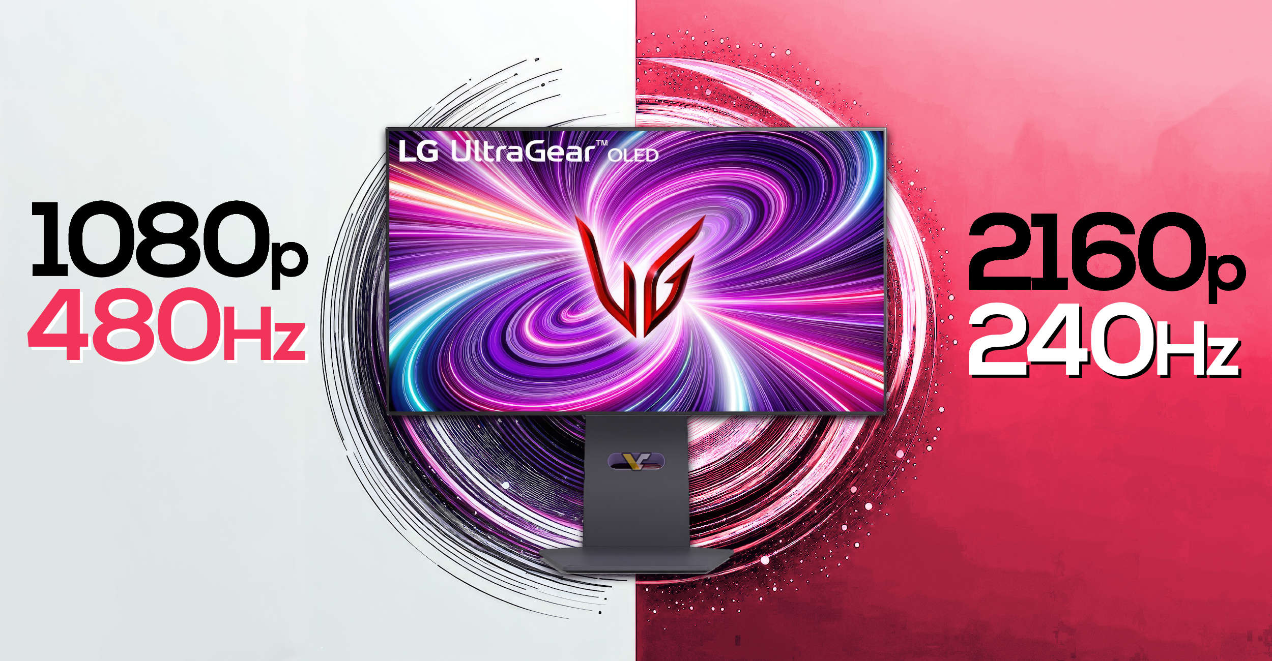 LG、「デュアル Hz」: 1080p/480Hz および 4K/240Hz モードを備えた 32 インチ 4K OLED ディスプレイを発表