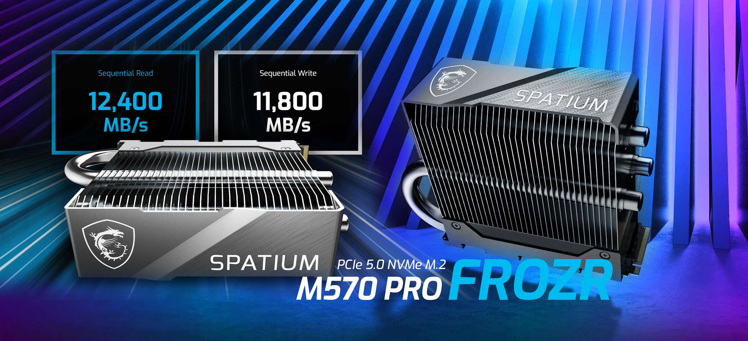 MSI SPATIUM M570 PRO FROZR 2 TB PCIe 5.0 NVMe SSD Review – Massive &  Passive Frozr Cooling