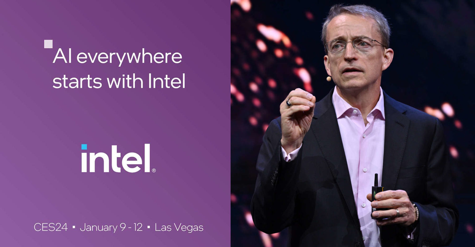 Intel CEO to deliver CES 2024 keynote on January 9th