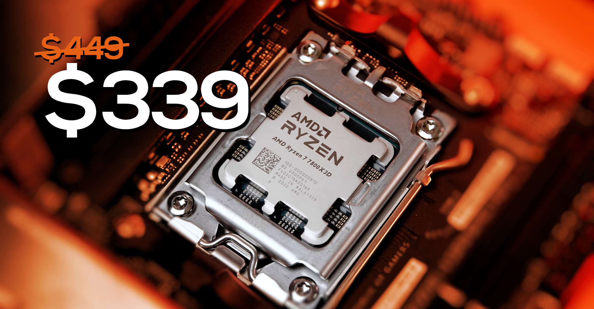 Ryzen 7 7800X3D, AMD's best CPU for gaming is now available for $339 