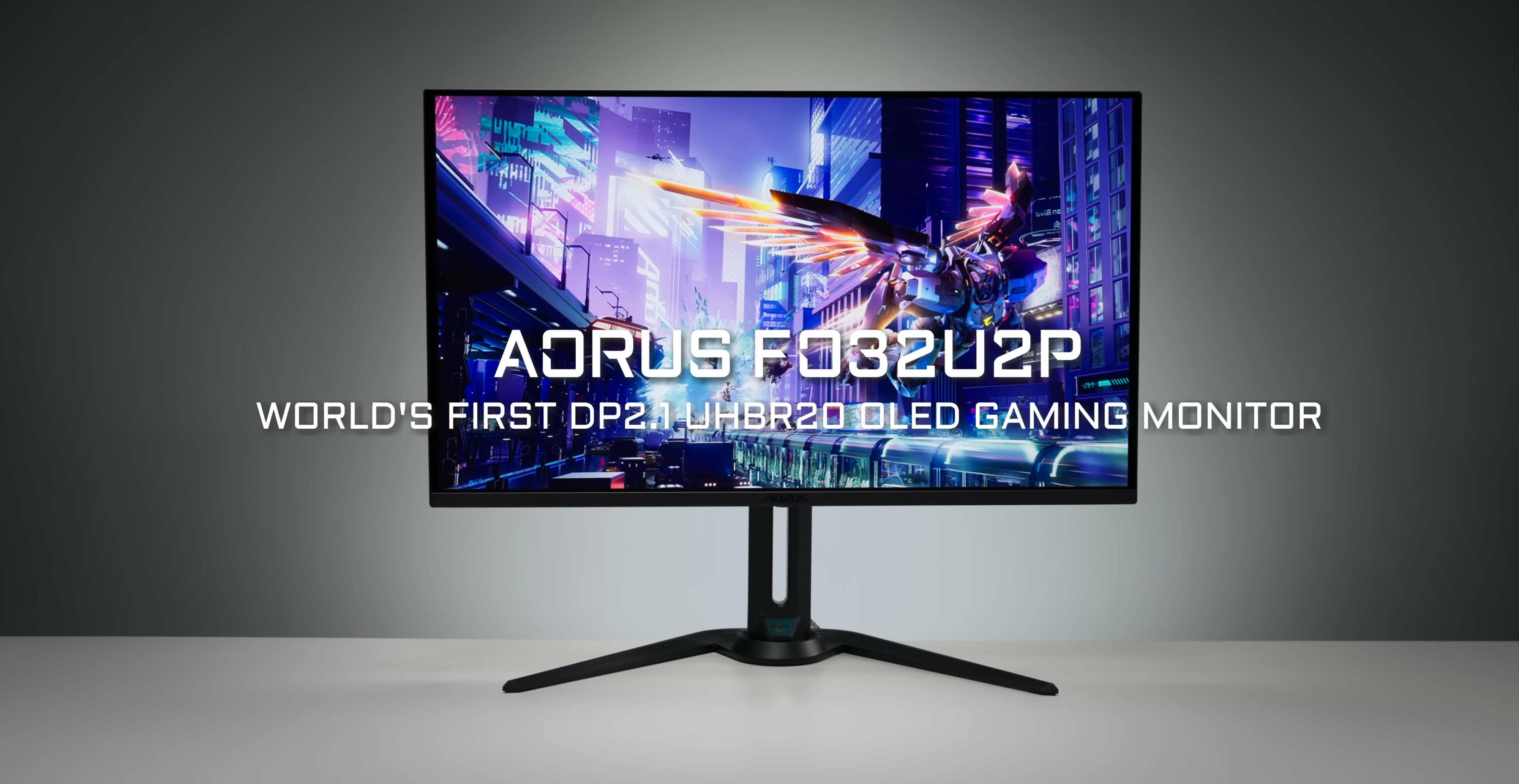 AORUS introduces world's first gaming OLED monitor with