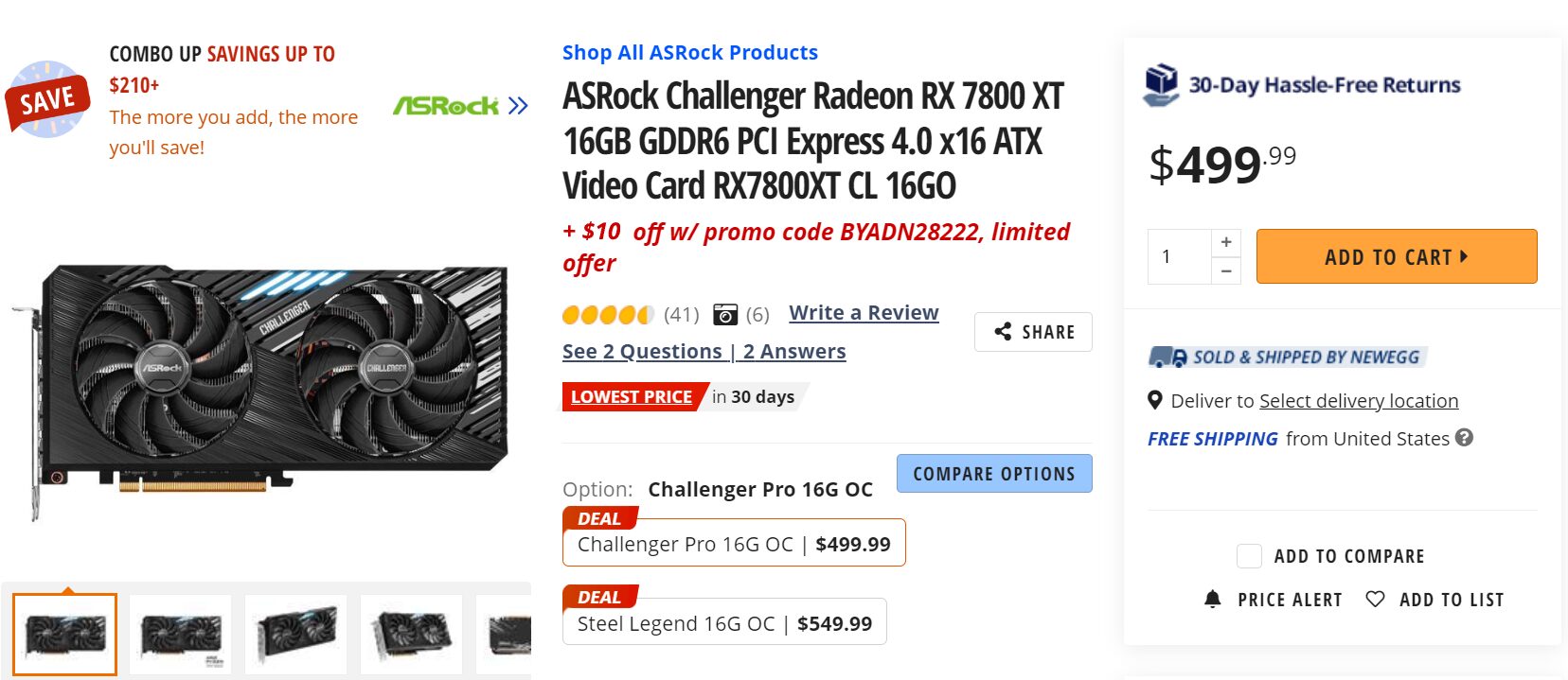 AMD Radeon RX 7800 XT is now available for $489 (Update: now $479
