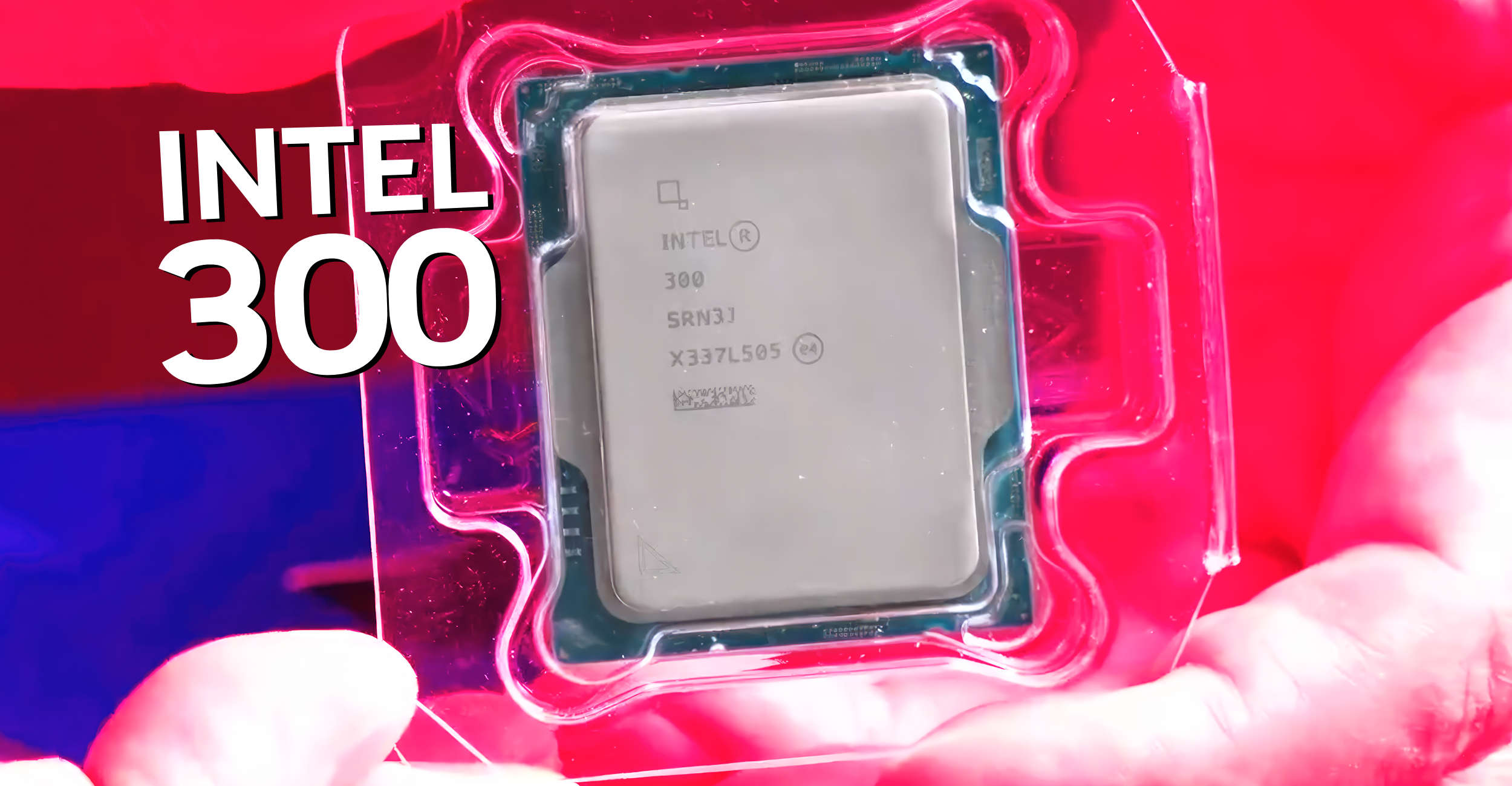 Intel Processor 300 dual-core CPU has been tested - the slowest