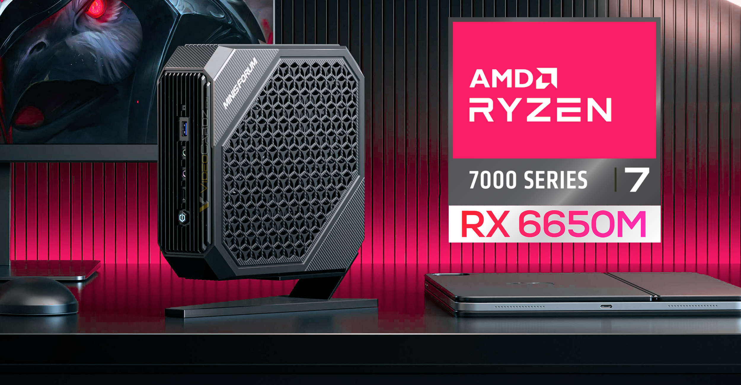 Minisforum HX77G is a new gaming Mini-PC with Radeon RX 6600M GPU and Ryzen  7 7735H CPU, costs $639 