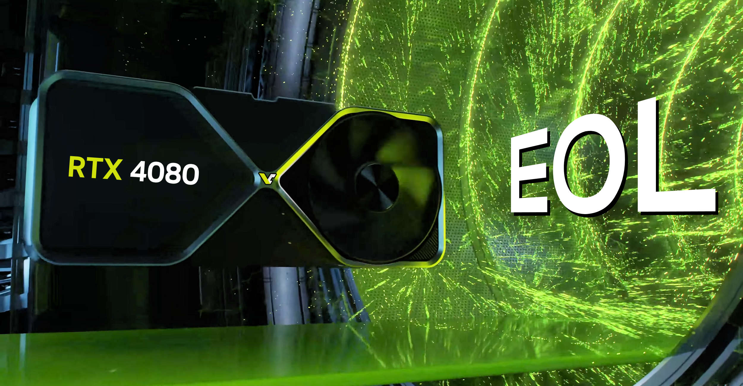 NVIDIA GeForce RTX 4080 un RTX 4070 Ti oficiāli sasniedz mūža beigas