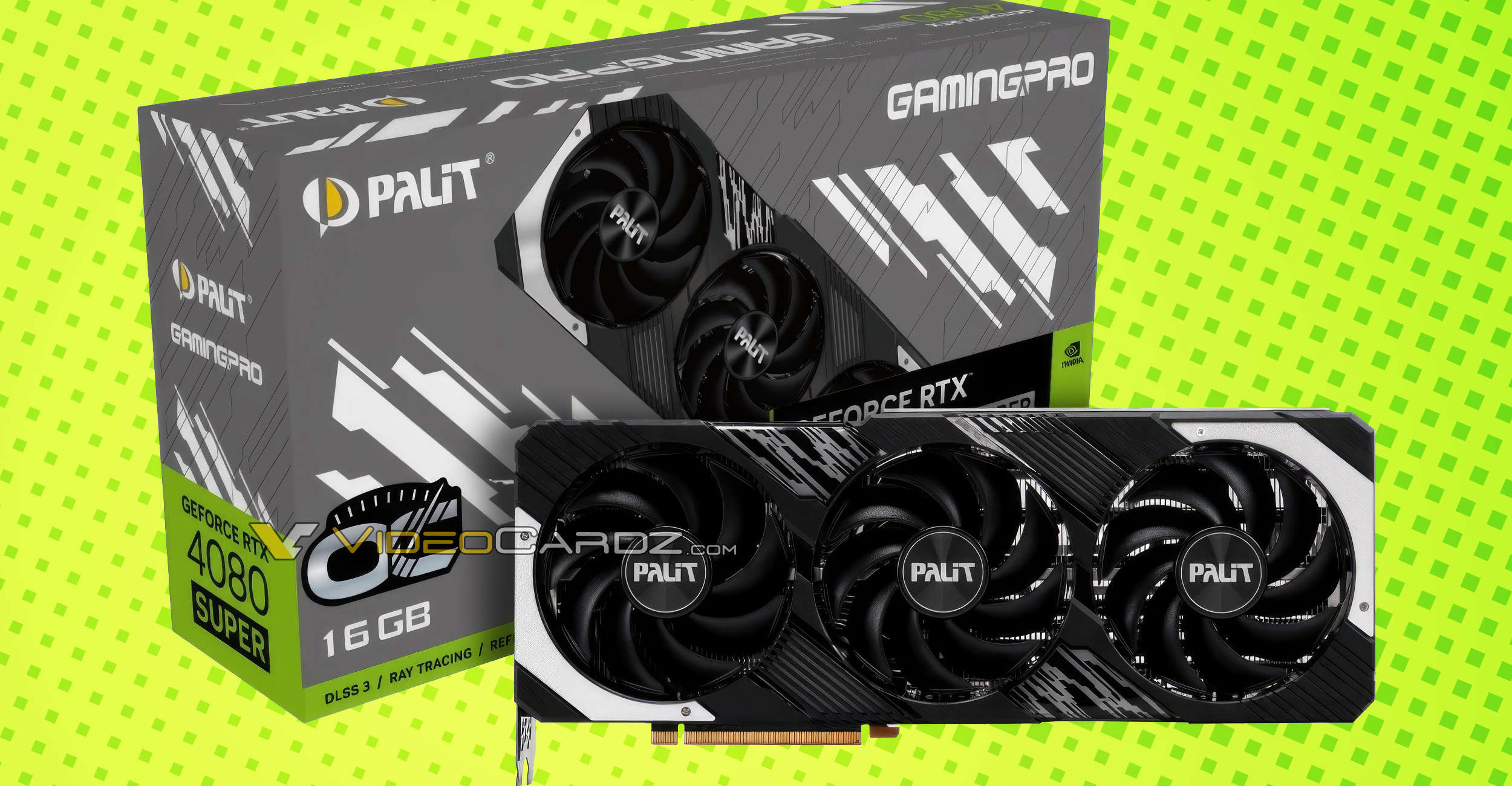 تسريب تشكيلة Palit GeForce RTX 40 SUPER، والصور الأولى لـ RTX 4070Ti/4080 SUPER