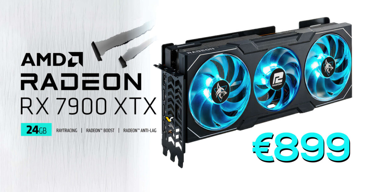 AMD Radeon RX 7900 XTX drops below €900 in Germany for the first
