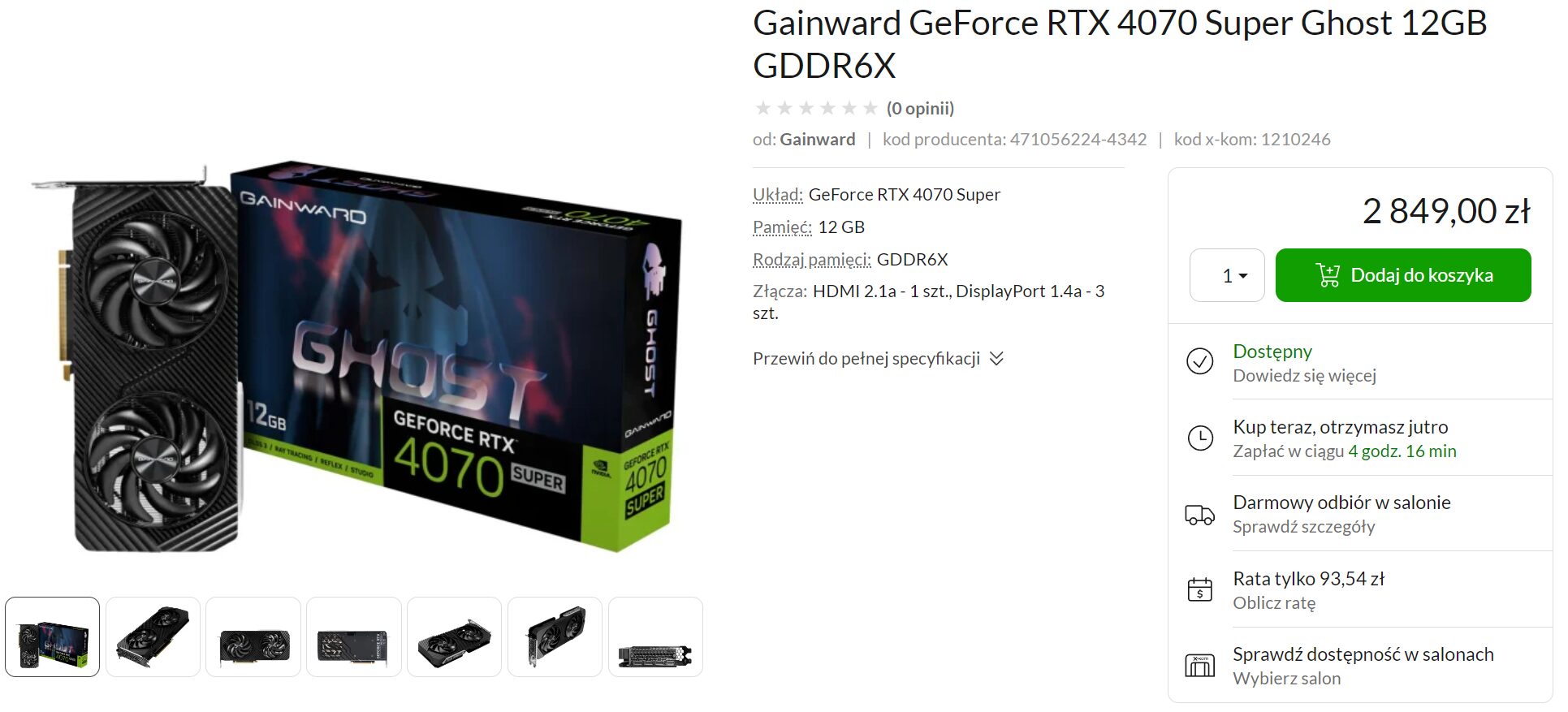 NVIDIA GeForce RTX 4070 SUPER already spotted below MSRP in Europe
