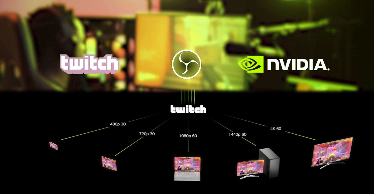 NVIDIA, Twitch y OBS presentan transmisión mejorada: transmisión con codificación múltiple con mayor calidad, menor latencia y compatibilidad con AV1