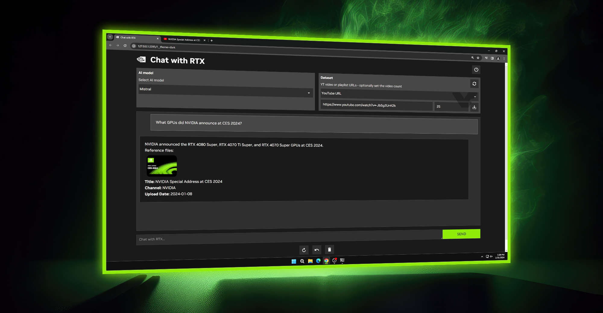 Experience Intelligent Conversations with ‘Chat with RTX’: NVIDIA Launches AI Chatbot Powered by GeForce RTX 30/40 GPUs