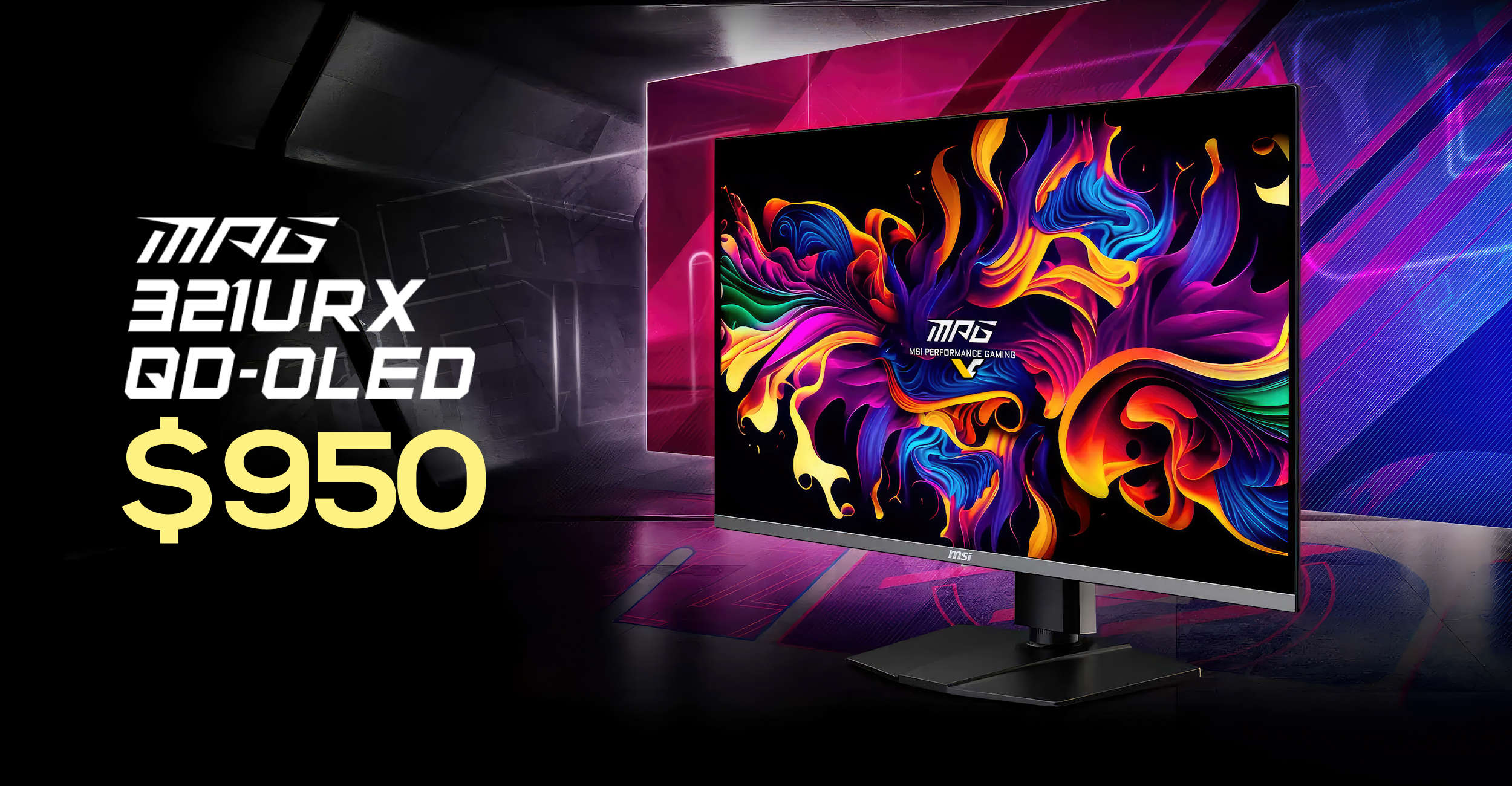 MSI’s MPG 321URX 4K 240Hz QD-OLED Monitor Now Available for 0 – A Game-Changer in Gaming Technology