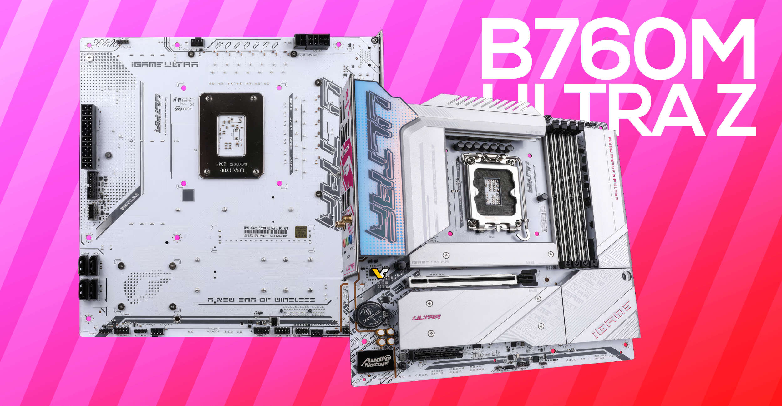 Colorful launches B760M iGame Ultra Z motherboard with backside 