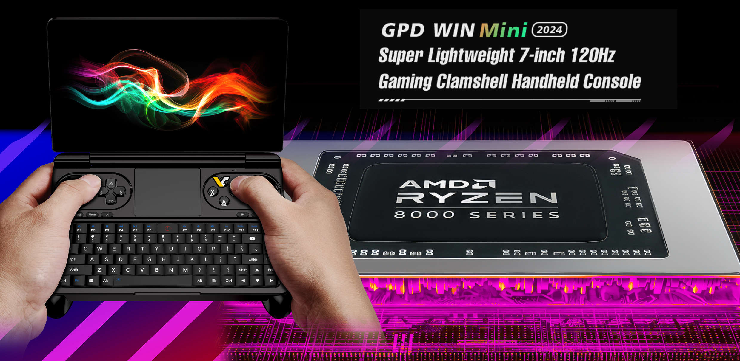GPD WIN MINI 7inch 1080P 120Hz AMD Ryzen 7 7840U Handheld Game