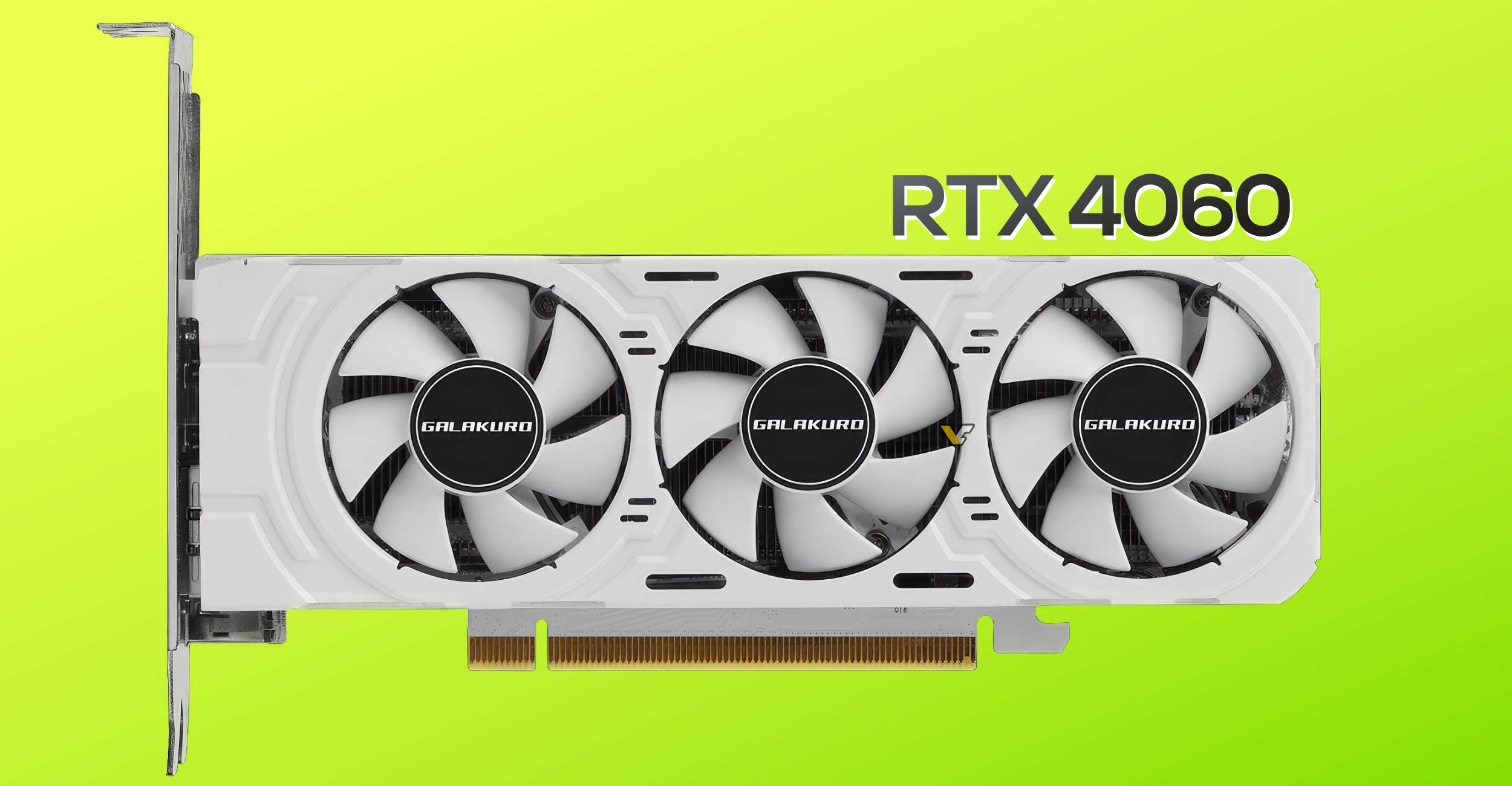 GALAX launches all-white GeForce RTX 4060 low-profile GPU with ...