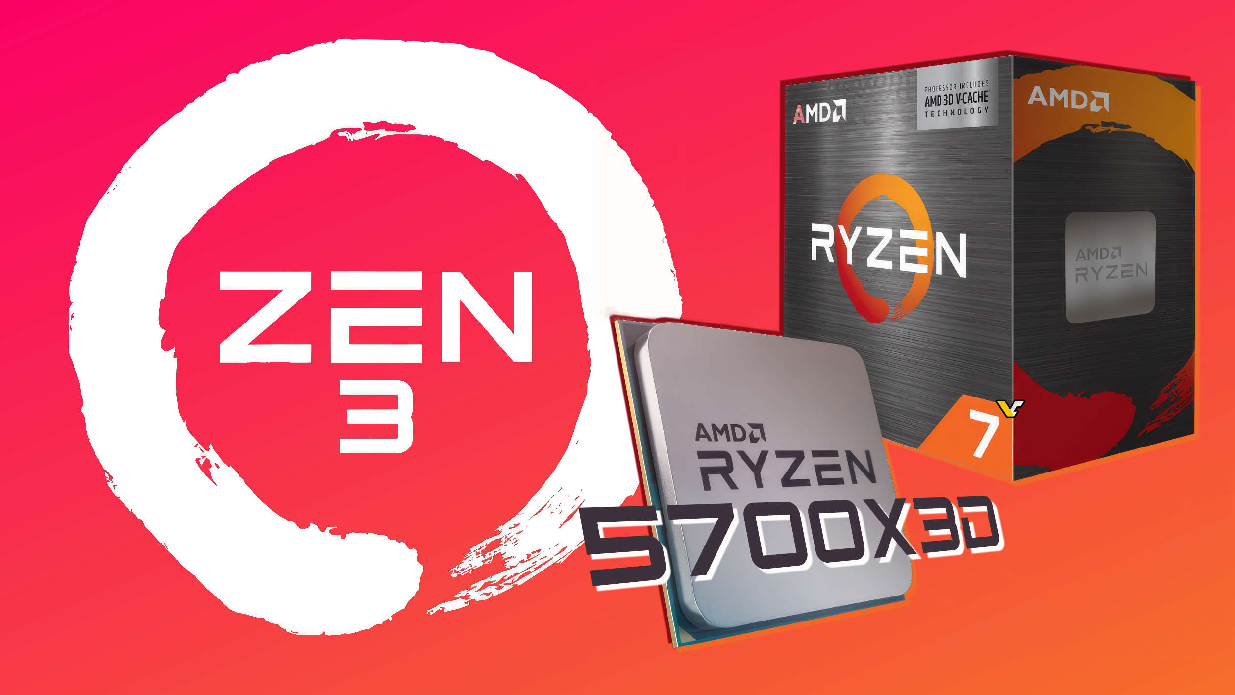 AMD Ryzen 7 5700X3D 8-core CPU for gaming drops to $205 